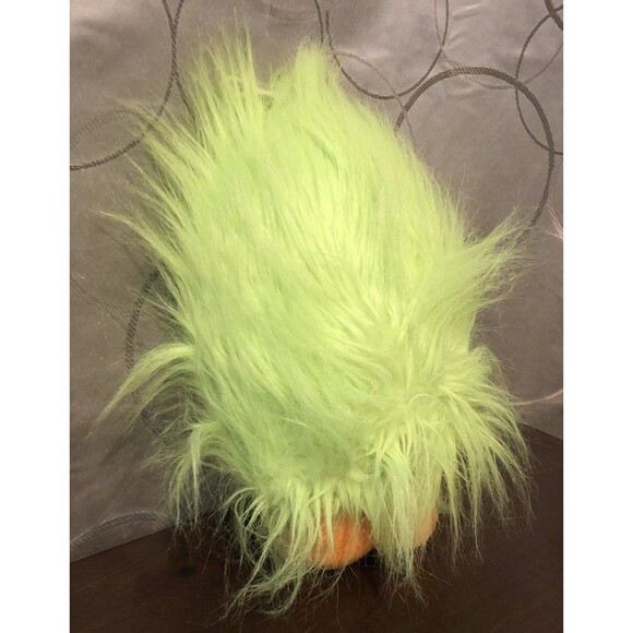 DreamWorks Trolls Fuzzbert Hug 'N Plush 12" Green Hairy Stuffed Animal Toy - Picture 5 of 9